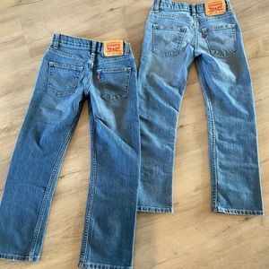 Levi’s 514 Blue Jeans - Boys size 8 reg (2 pairs)